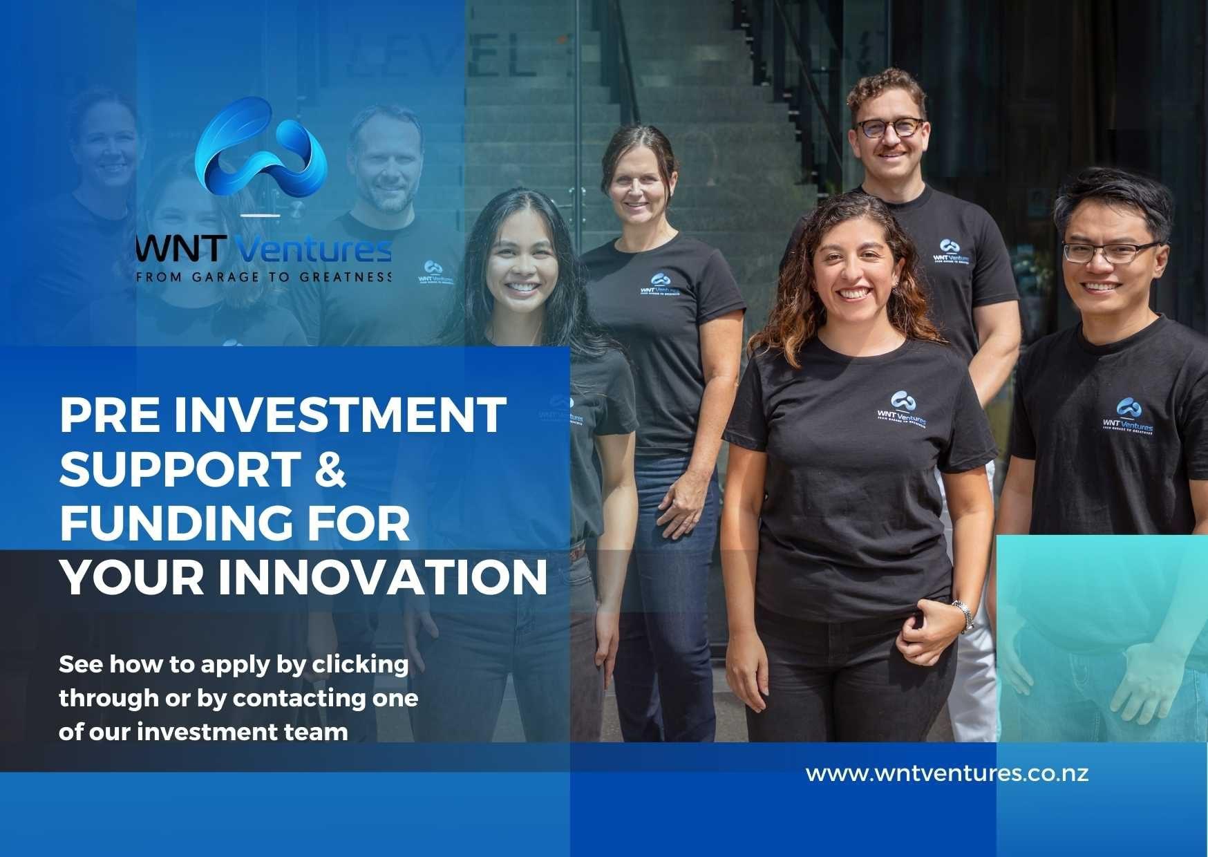 Pre-Investment Funding - WNT Ventures